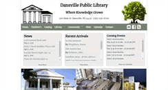Desktop Screenshot of dansvillelibrary.org